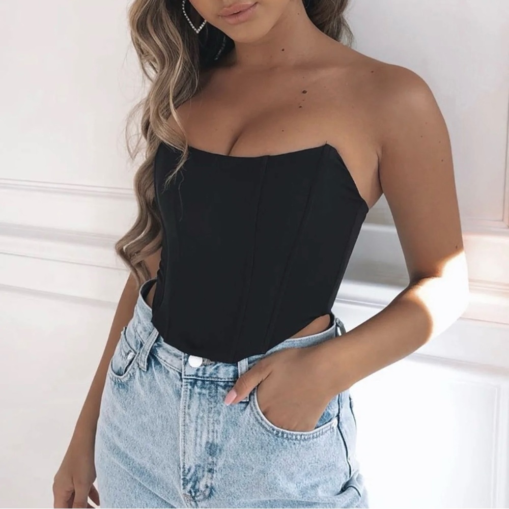 White Fox Boutique Corset Top